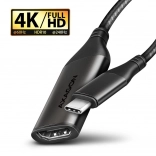Adaptér USB-C na HDMI 4K/60Hz hliníkový, 25 cm kábel