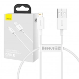 Baseus Superior USB–Lightning kábel 0,25 m, 2,4 A (biely)