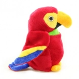 Plyšový papagáj 15 cm