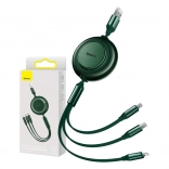 Kábel Baseus 3v1 pre Micro USB / USB-C / Lightning