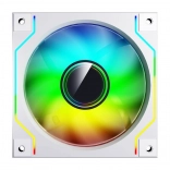 Počítačový ventilátor RGB s vysokým výkonom