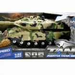 Tank so svetlom a zvukmi