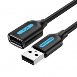 Predlžovací kábel USB 2.0 A-M na A-F Vention 5 m čierny