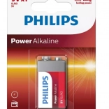 Alkalická batéria Philips Power 9V
