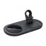 Bezdrôtová nabíjačka MCDODO 3 v 1 15 W pre iPhone, Apple Watch a AirPods – čierna