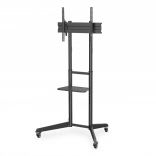 mobilný TV stojan s policou pre 37–70", nosnosť 50 kg, VESA až 600 × 400