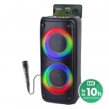 prenosný bluetooth reproduktor MEDIA-TECH FUNBOX BT s karaoke a RGB podsvietením