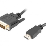 HDMI na DVI‑D Dual Link kábel 3 m – čierny