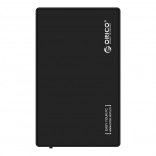 Orico externý box pre 3.5" HDD/SSD, USB 3.0 5 Gbps, USB‑A na USB‑B, čierny