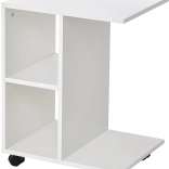 Kávový stolík na kolieskach s organizérom