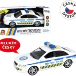 Policajné mestské auto so slovenským hlasom a majákom