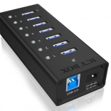 aktívny 7-portový USB 3.0 hub s nabíjacím portom ICY BOX