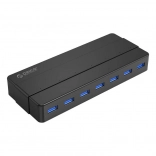 ORICO USB hub 7× USB 3.0, čierny