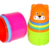 Skladacia veža z kelímkov, 9 ks