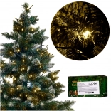 Vianočná LED svetelná reťaz 10 m, 100 LED, teplá biela, 8 režimov