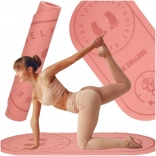 Ružová cvičebná a skákacia podložka