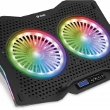 Chladiaca podložka pod notebook s RGB a kovovou doskou