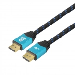 DisplayPort kábel 8K UHD s modrými konektormi 2 m