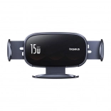 Držiak do auta s bezdrôtovým nabíjaním BASEUS LightChaser 15W (čierny)