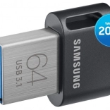 USB flash disk FIT Plus 64 GB USB 3.1, sivá