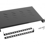 Polica do 19" rozvádzačov 1U, 600 mm, čierna LANBERG