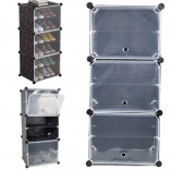 Modulárne police na topánky