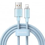 Kábel USB-A na Lightning Mcdodo 1,2 m modrý