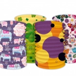 Papierový lampión valec na karneval