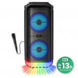 Prenosný Bluetooth reproduktor MEDIA-TECH Power Audio MT3183 s karaoke a LED osvetlením