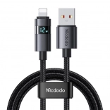 Kabel USB-A na Lightning Mcdodo s LED displejom