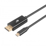 Kábel USB-C na DisplayPort 2m čierny