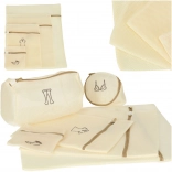 Súprava sieťovaných vreciek na pranie bielizne, 6 ks