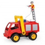 Lena aktívne hasičské auto s vodným delom