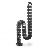 Elastický káblový organizér 1,3m čierny