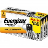 alkalické batérie AAA ENERGIZER Alkaline Power 24 ks