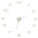 nástenné samolepiace 3D zrkadlové hodiny DIY, veľké 80–120 cm