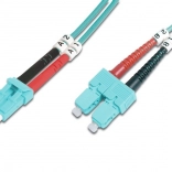 Optický patchcord LC–SC MM OM3 duplex LSOH 1 m