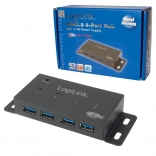 Aktívny USB hub 4× USB 3.0 s kovovým telom