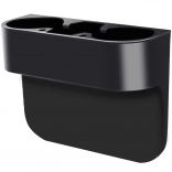 Univerzálny organizér do auta s dvojitým držiakom nápojov a priehradkou na telefón 5v1