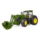 Traktor s čelným nakladačom John Deere 7R 350