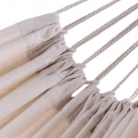 záhradná hojdacia sieť z pevnej textílie 200 × 80 cm s popruhmi a taškou