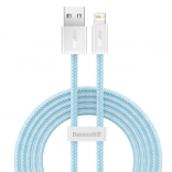 Baseus kábel USB–Lightning 2 m, 2,4 A, modrý