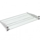 Stacionárna polica 1U do racku 19" sivá