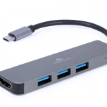 USB‑C hub s HDMI a 3× USB 3.0