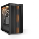 Čierna počítačová skriňa s vysokým výkonom