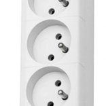 Prepätová ochrana Lestar LX 810 s 8 zásuvkami a 5m káblom - sivá