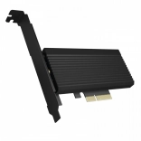 Karta PCIe na M.2 SSD NVMe s chladičom