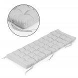 Poduška na záhradné ležadlo a kreslo, sivá 145 × 52 cm MODERNHOME