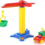 Stavebný žeriav + autíčko