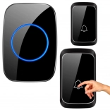 Bezdrôtový vodeodolný zvonček, 25 melódií, 3 úrovne hlasitosti